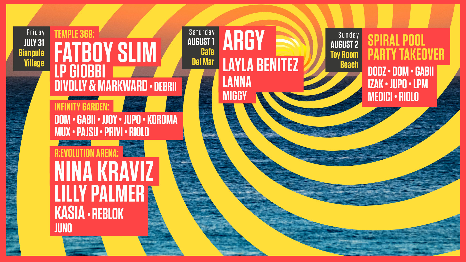 Spiral Festival Lineup